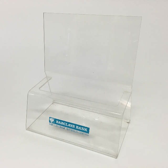 BANKING, Acrylic Display Holder - Barclays Bank